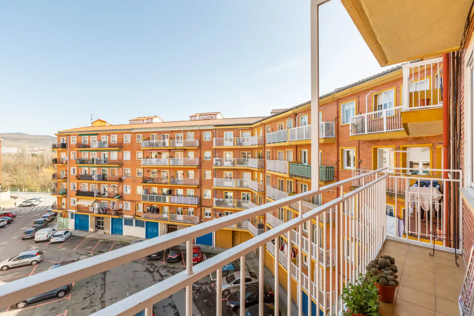 Exterior view of Flat for sale in  Pamplona / Iruña  with Heating, Parquet flooring and Balcony