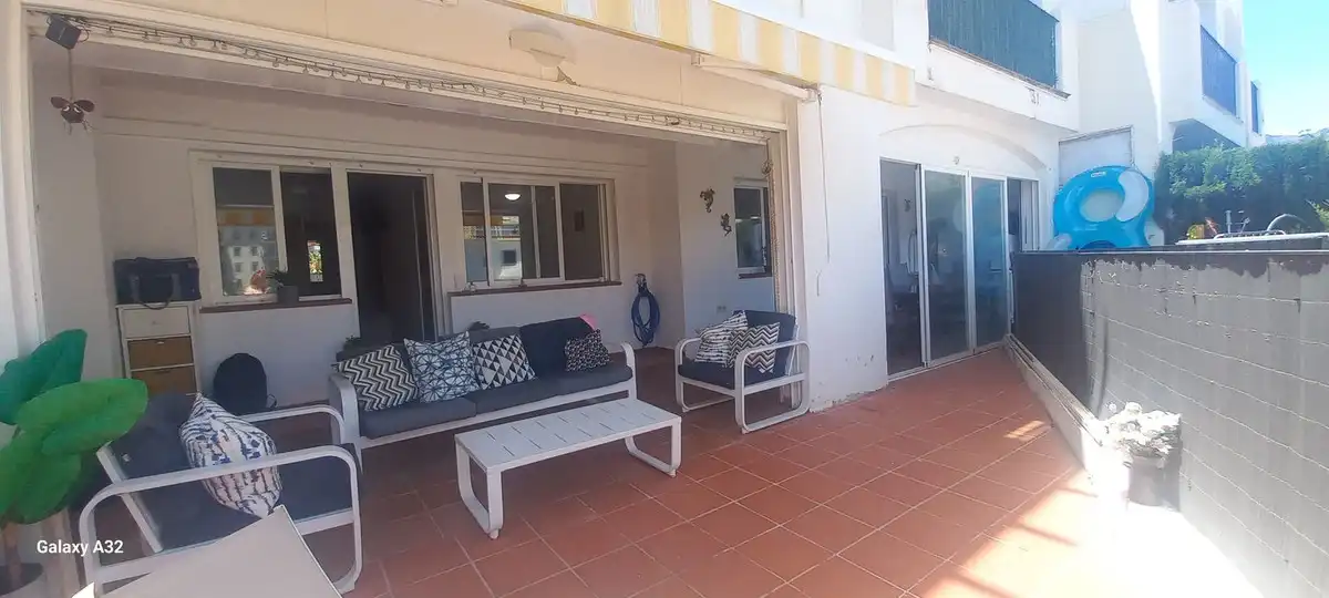 Terrasse von Erdgeschoss zum Verkauf in Benalmádena mit Klimaanlage, Heizung und Terrasse