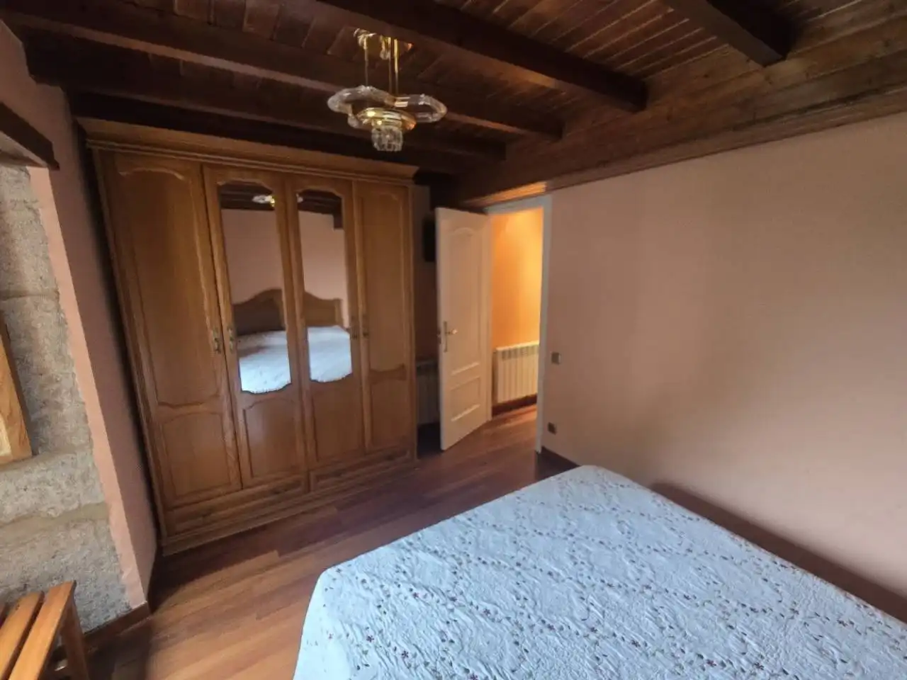 Schlafzimmer von Haus oder Chalet zum Verkauf in O Saviñao  mit Heizung, Privatgarten und Terrasse