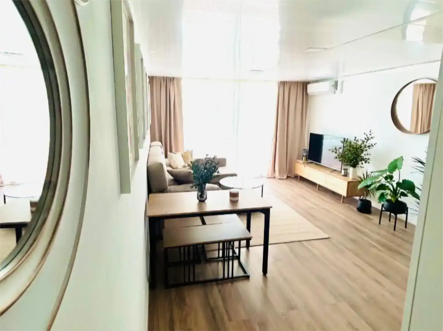 Living room of Flat for rent in Eivissa  with Air Conditioner, Swimming Pool and Balcony
