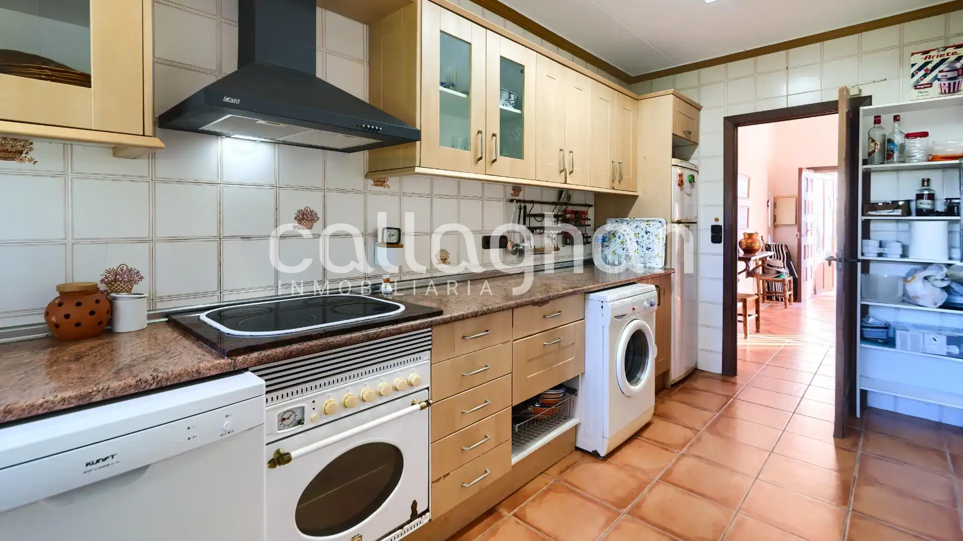 Cocina de Casa o chalet en venta en Alzira con Aire acondicionado, Calefacción y Jardín privado