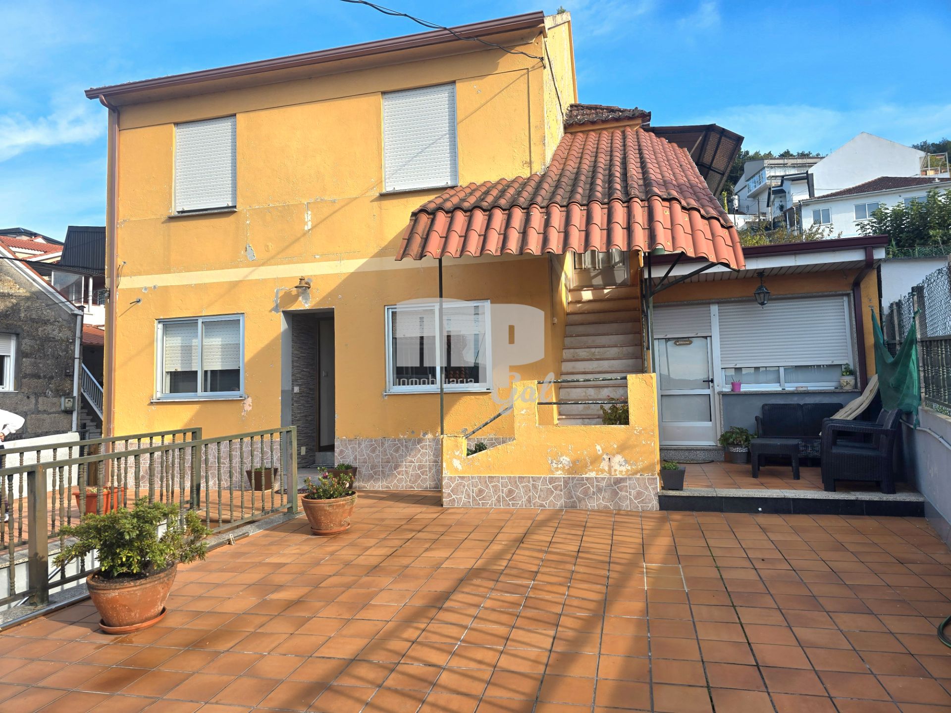 Exterior view of Single-family semi-detached for sale in Redondela  with Heating and Terrace