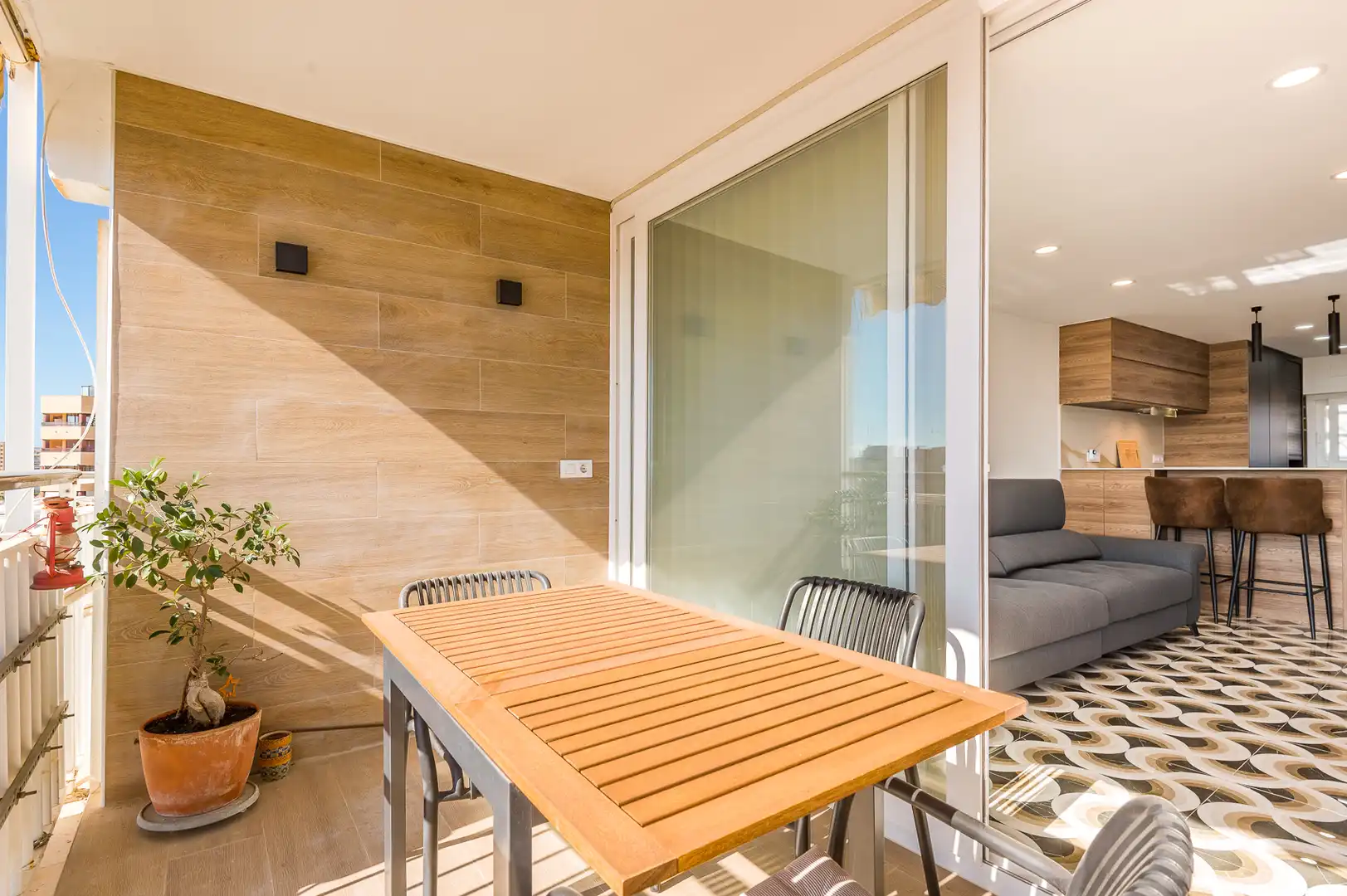 Terraza de Piso en venta en Alicante / Alacant con Aire acondicionado, Terraza y Amueblado