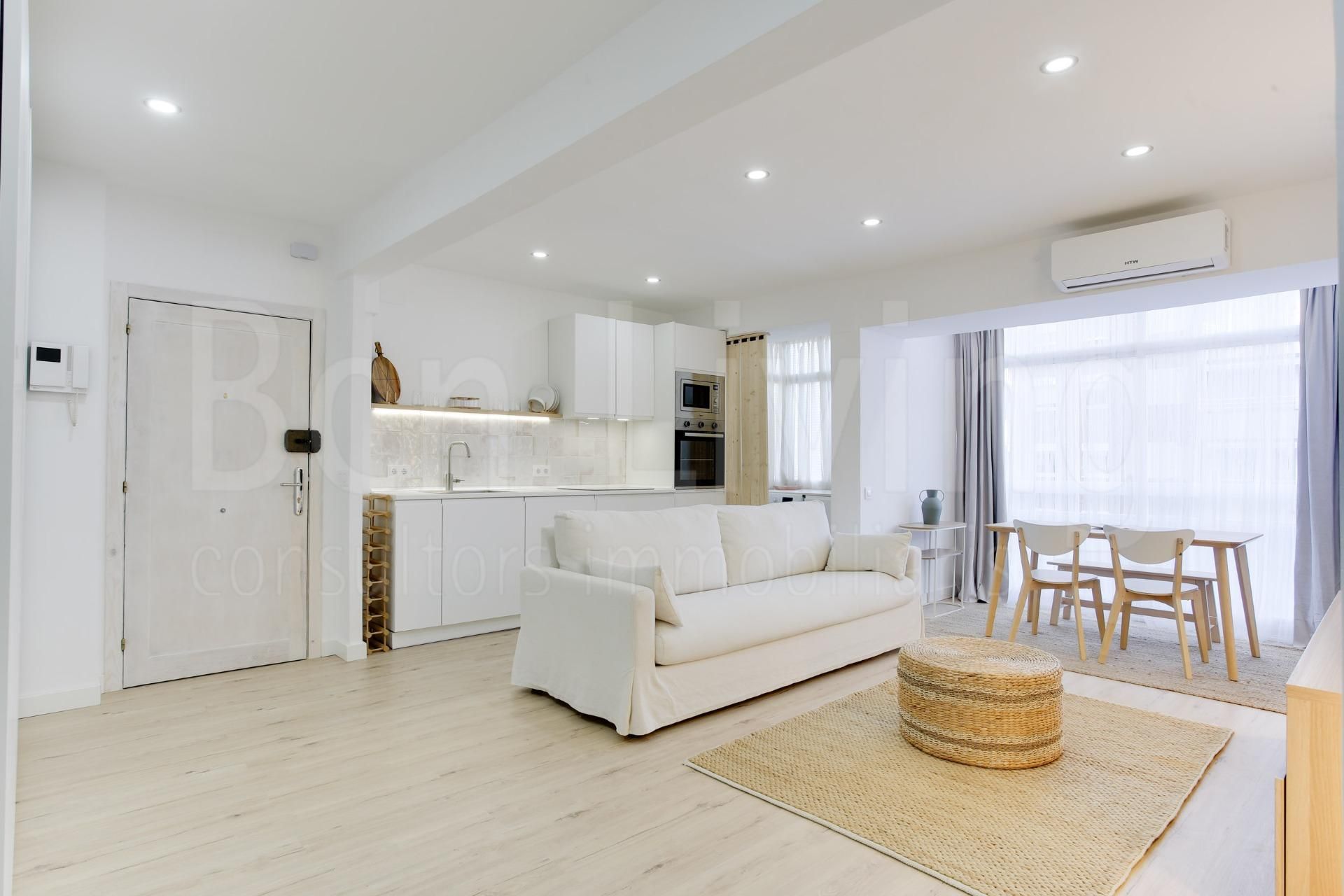 Living room of Flat to rent in  Barcelona Capital  with Air Conditioner