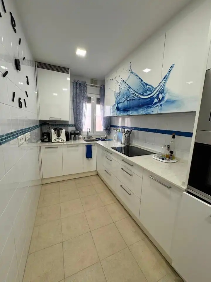 Cocina de Dúplex en venta en Sanlúcar de Barrameda con Aire acondicionado, Trastero y Amueblado