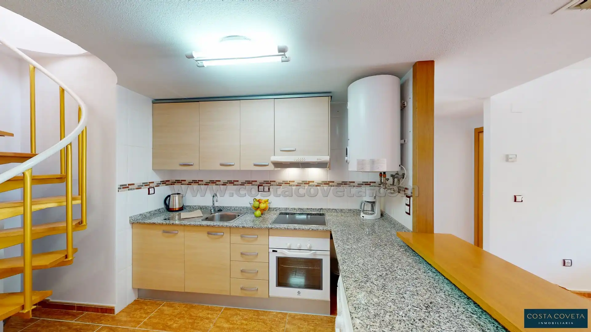 Küche von Wohnungen zum Verkauf in El Campello mit Klimaanlage, Terrasse und Möbliert