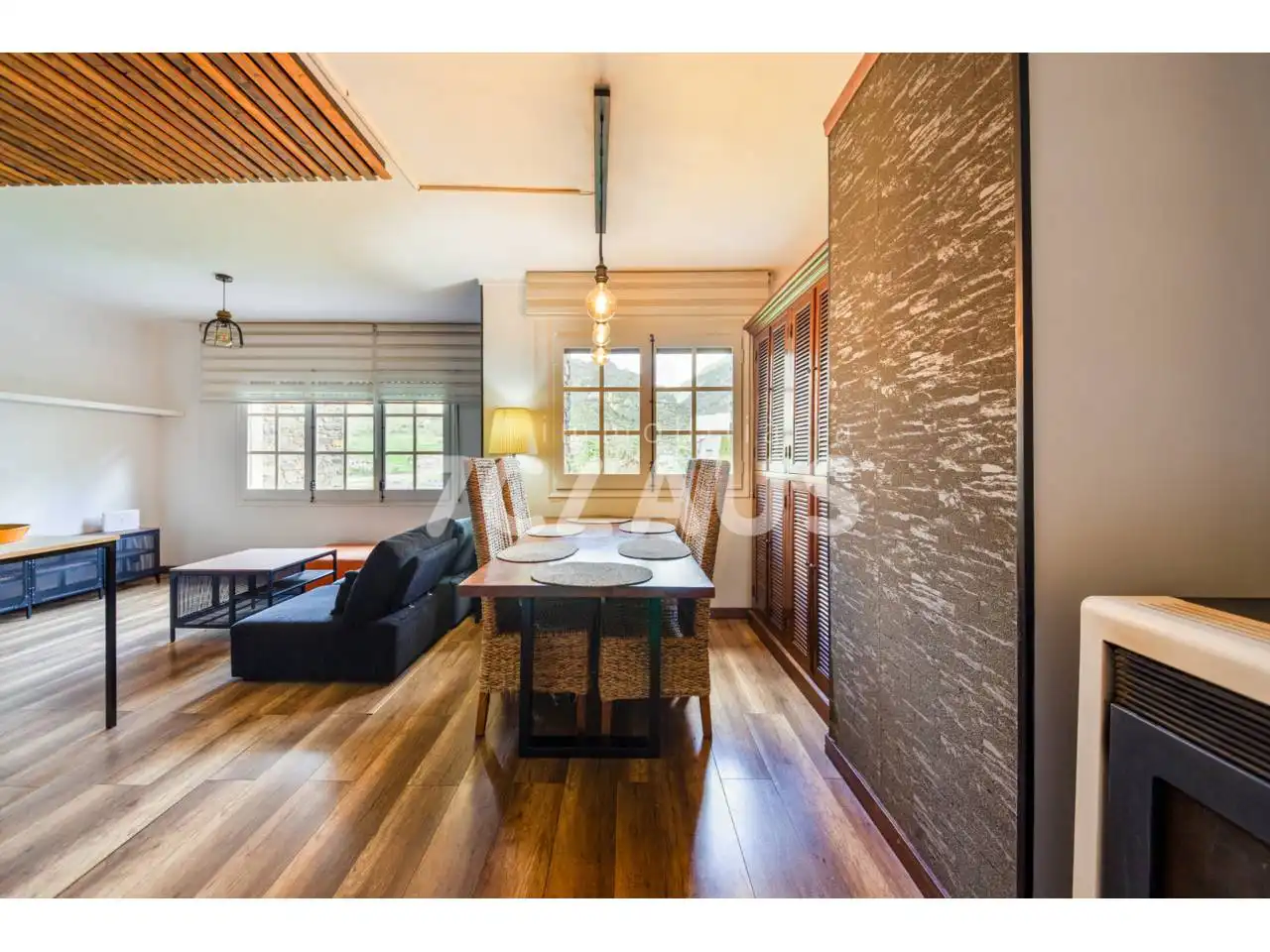 Sala de estar de Piso en venta en Encamp con Calefacción, Parquet y Amueblado