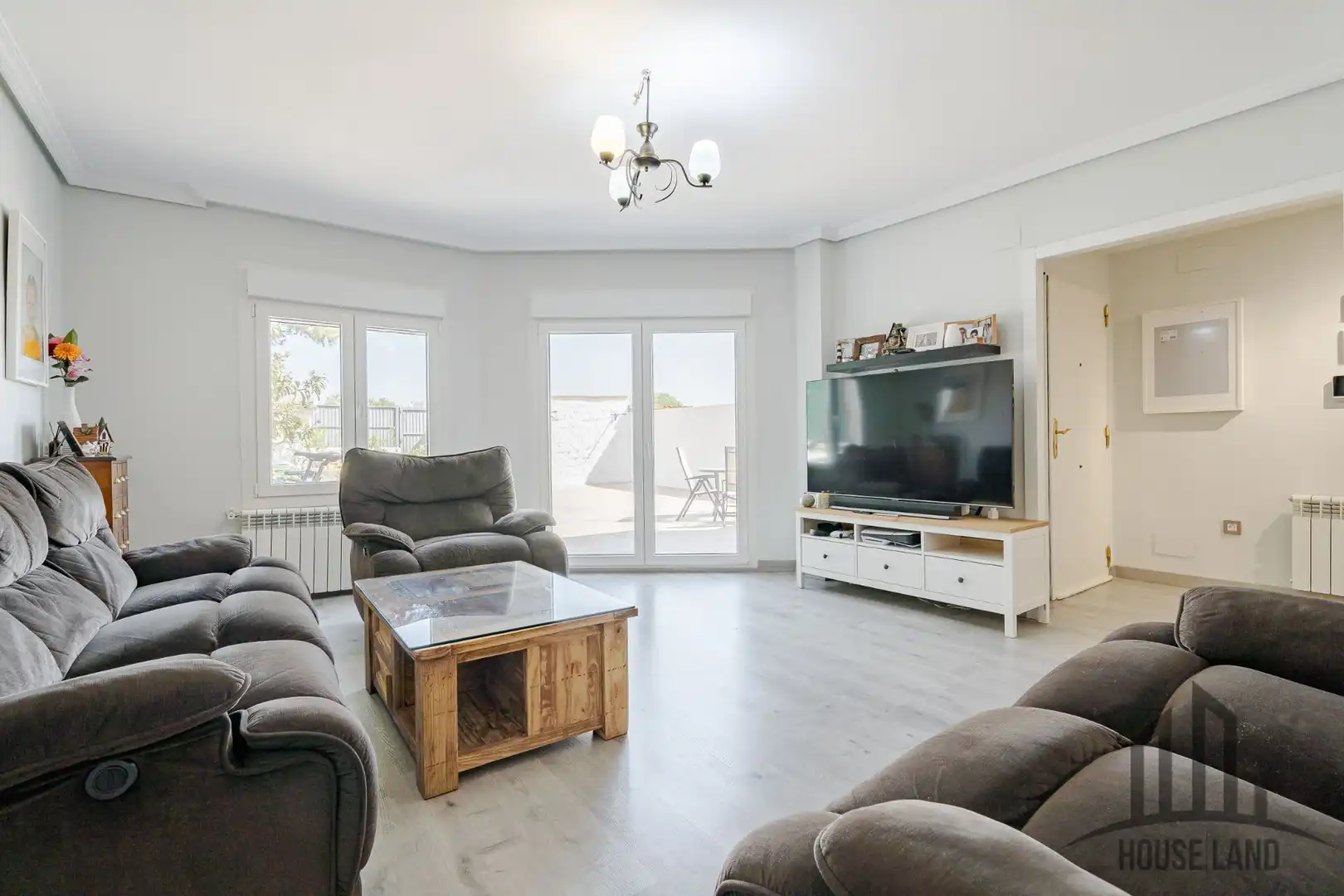 Sala de estar de Casa adosada en venta en Meco con Aire acondicionado, Calefacción y Trastero