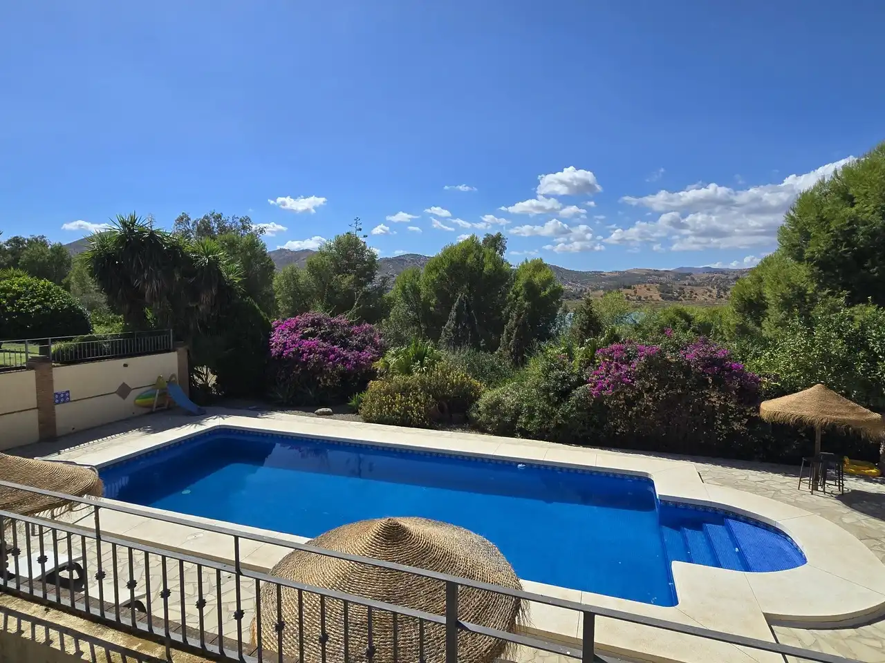 Swimming pool of Houses for sale in Viñuela  with Air Conditioner, Terrace and Swimming Pool