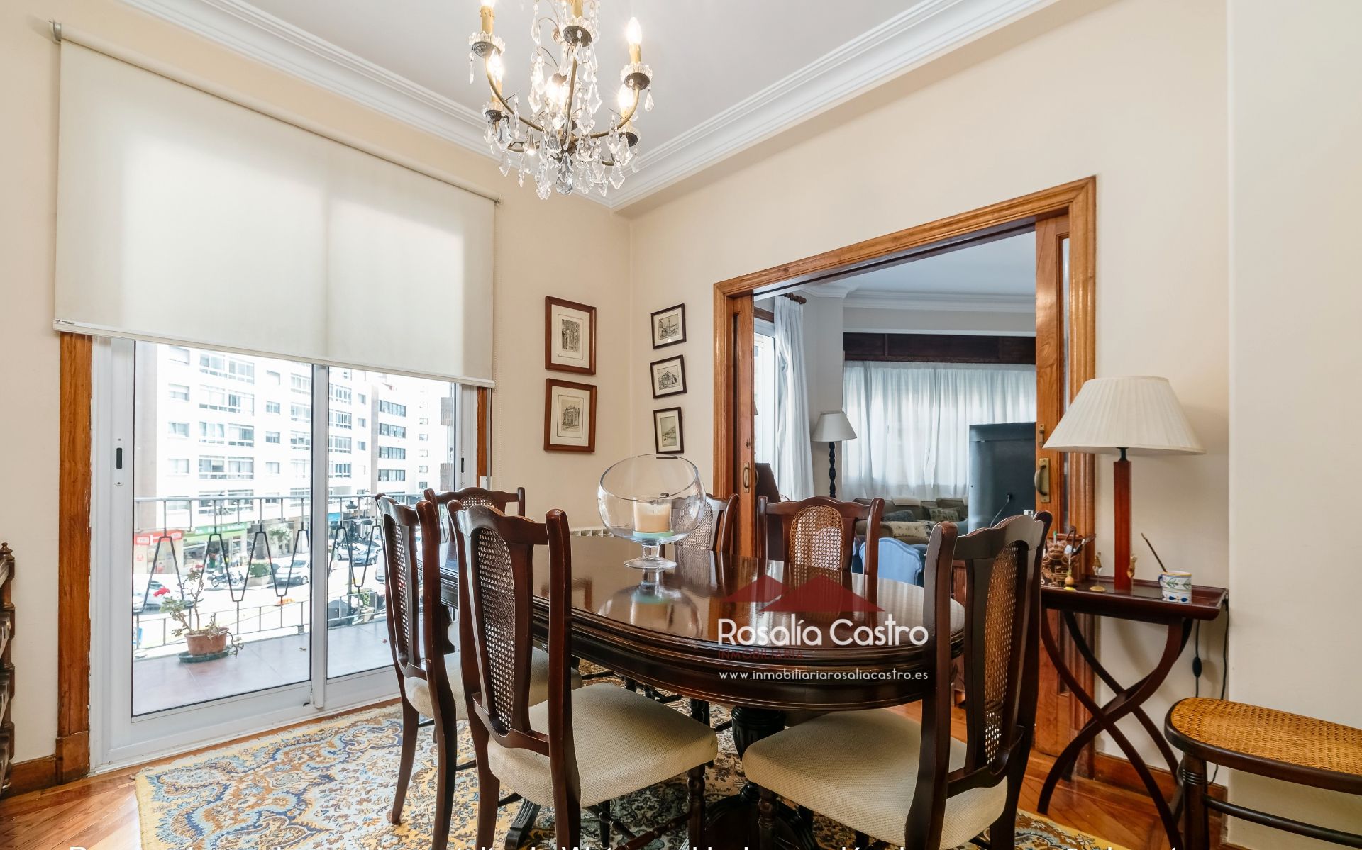 Dining room of Flat for sale in Vigo   with Heating, Parquet flooring and Storage room