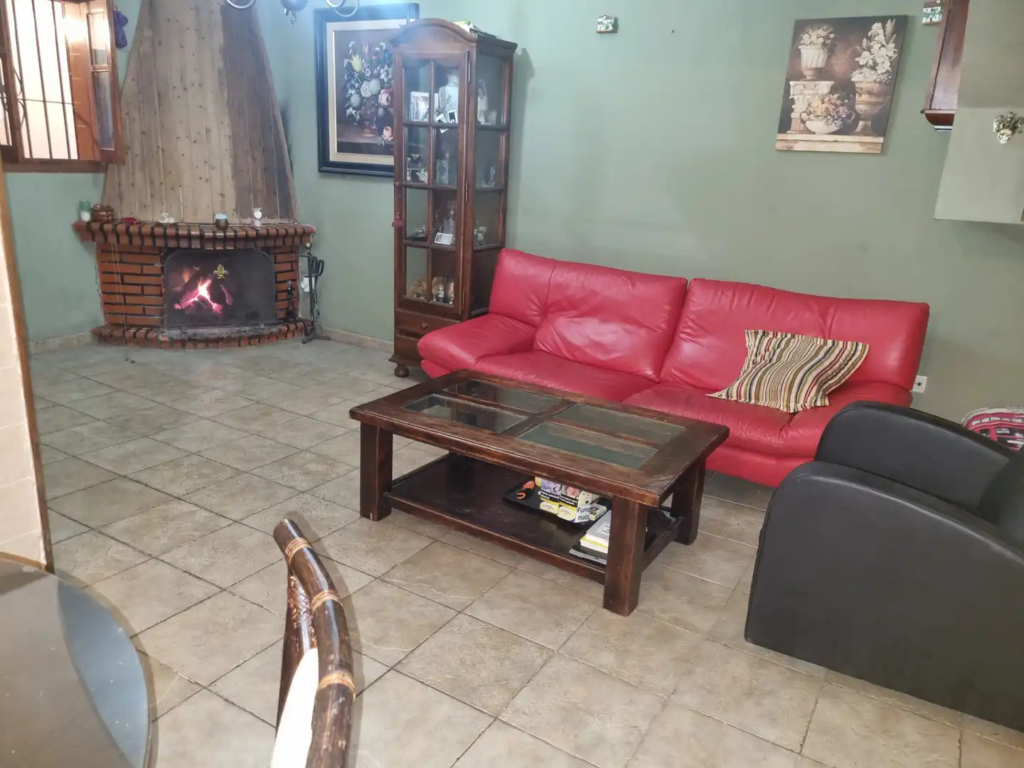 Sala d'estar de Casa adosada en venda en Chiclana de la Frontera amb Aire condicionat, Jardí privat i Terrassa