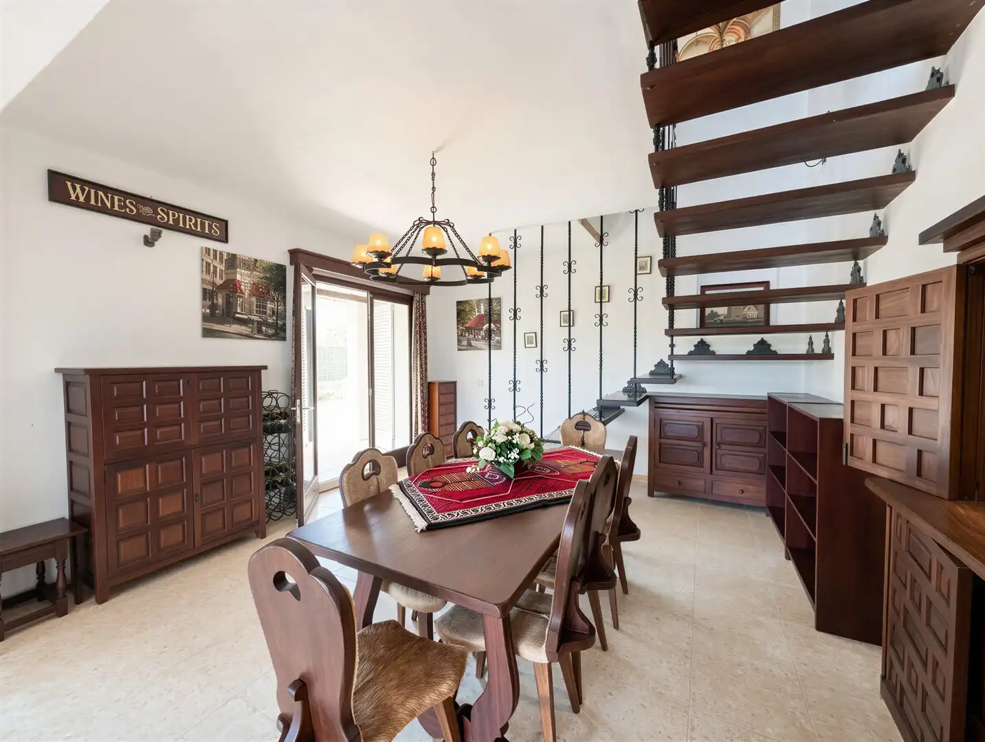 Comedor de Finca rústica en venta en Felanitx con Aire acondicionado, Calefacción y Terraza