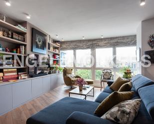 Sala d'estar de Apartament de lloguer en  Valencia Capital amb Aire condicionat i Balcó