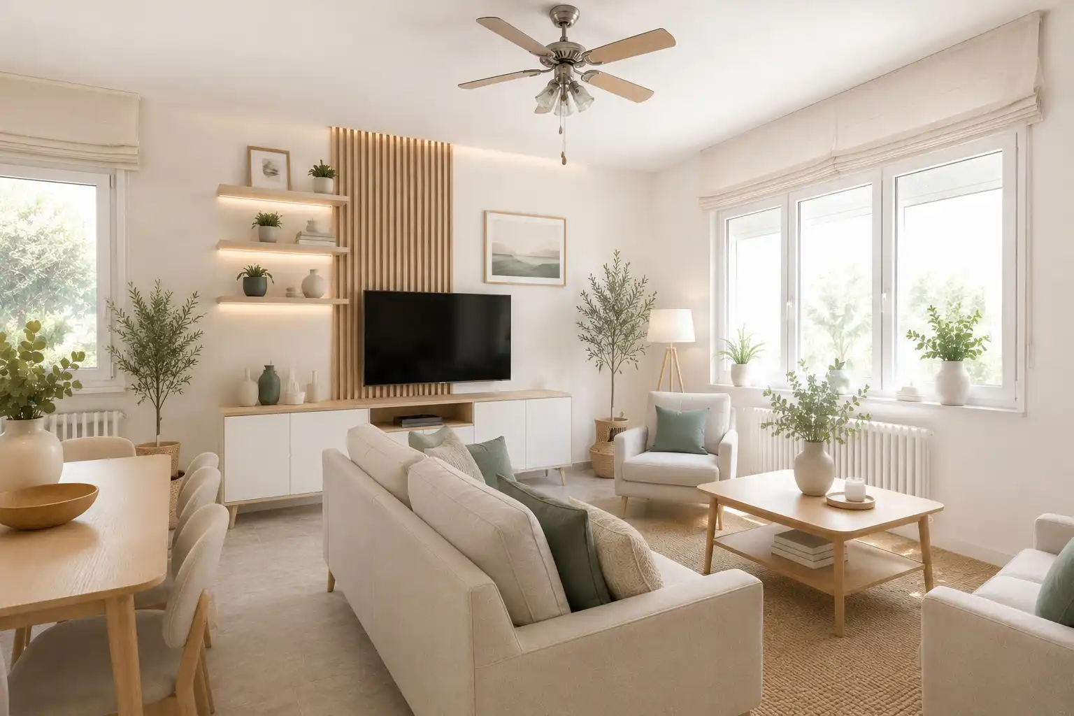Living room of Houses for sale in Cambrils  with Air Conditioner, Heating and Private garden