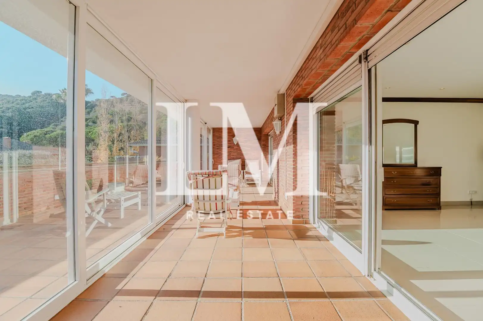 Terrace of Houses for rent in Argentona  with Air Conditioner, Private garden and Terrace