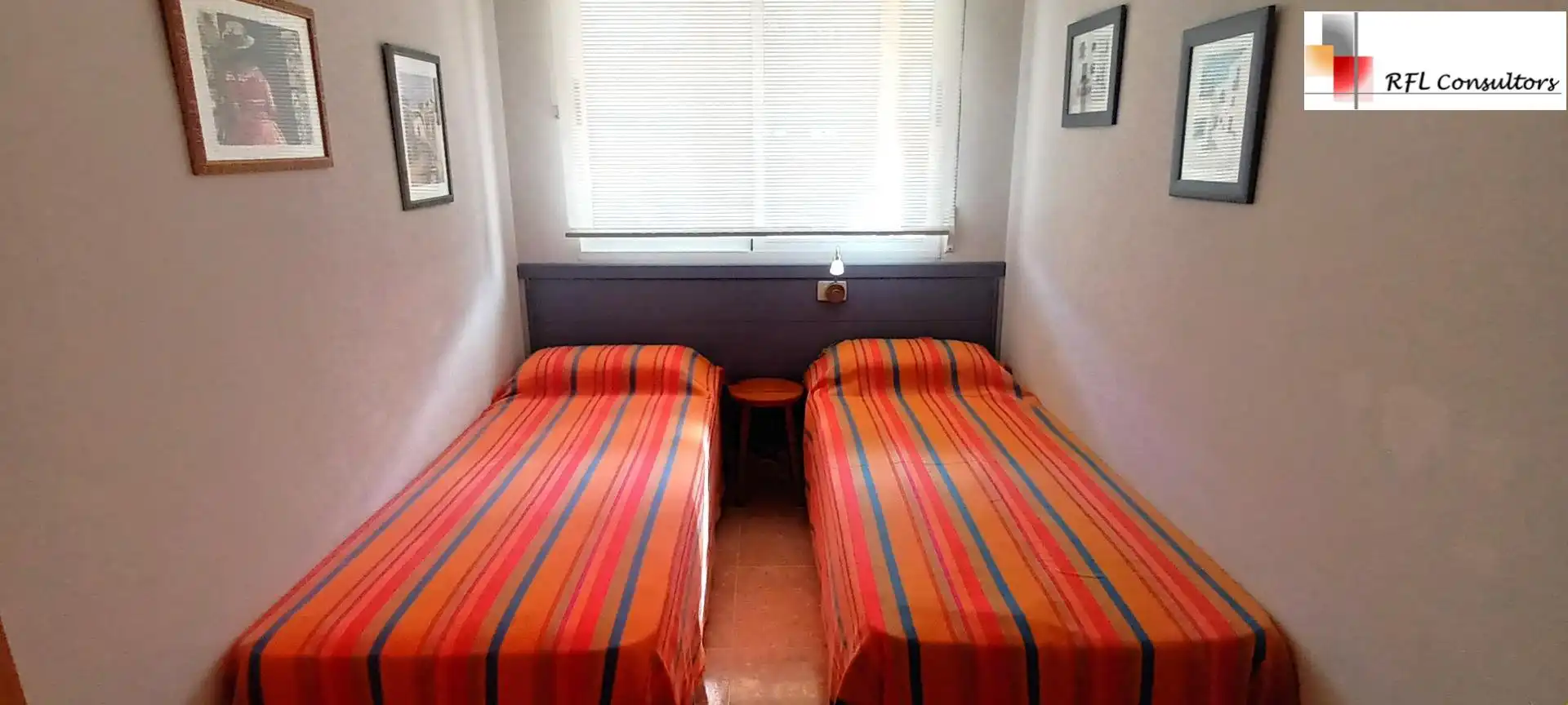 Schlafzimmer von Wohnungen zur Miete in Torreblanca mit Klimaanlage, Privatgarten und Terrasse