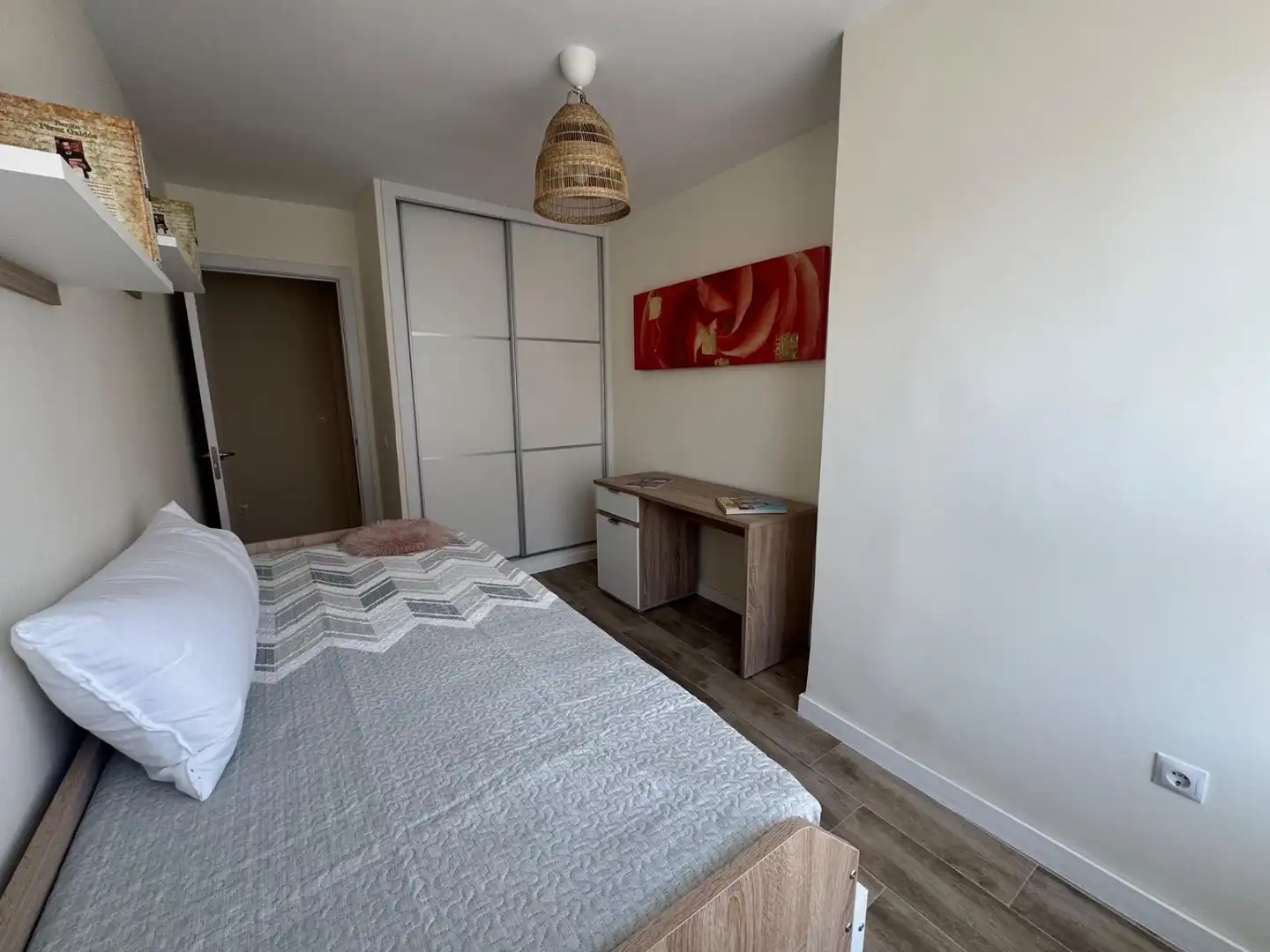 Bedroom of Flat for sale in Málaga  with Air Conditioner, Terrace and Furnished