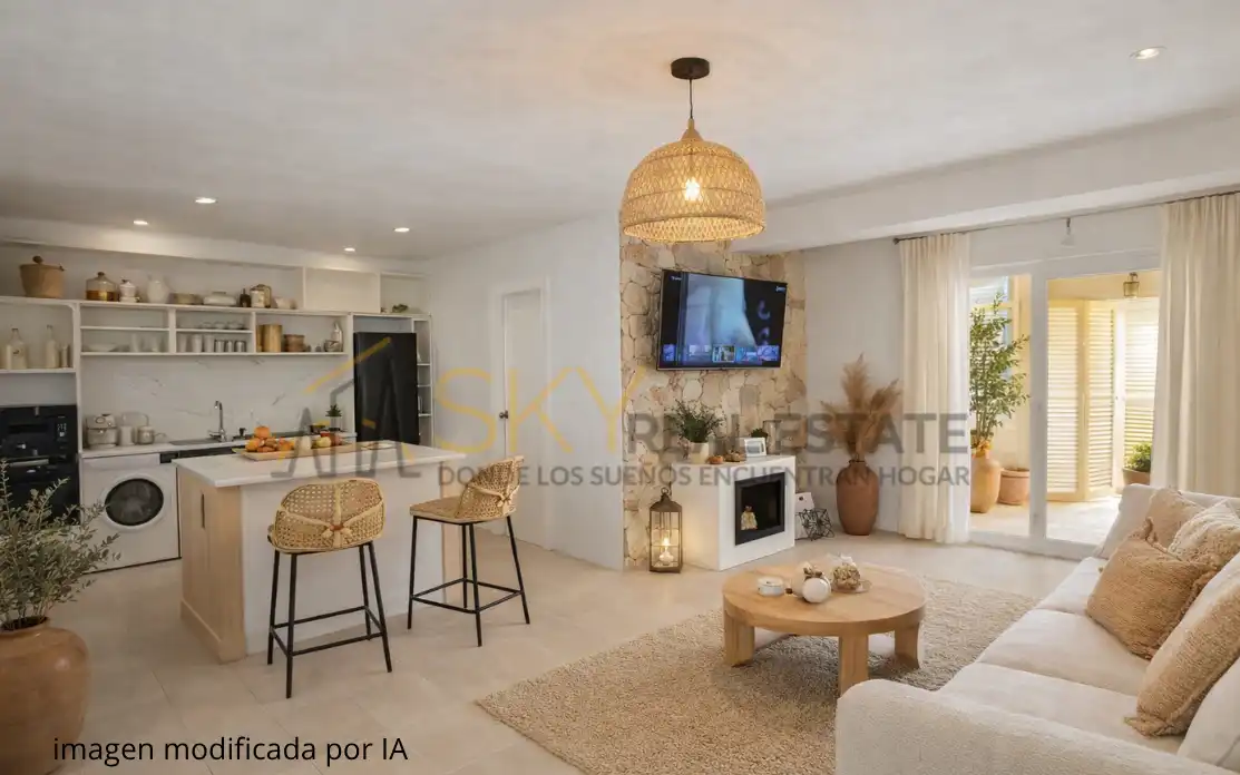 Sala d'estar de Pis en venda en Marratxí amb Aire condicionat i Terrassa