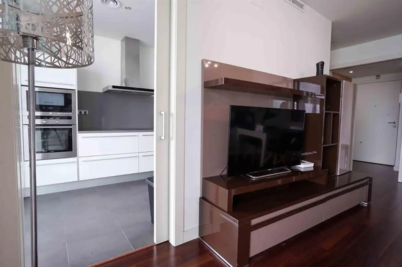 Sala de estar de Piso de alquiler en Barcelona con Aire acondicionado, Calefacción y Terraza