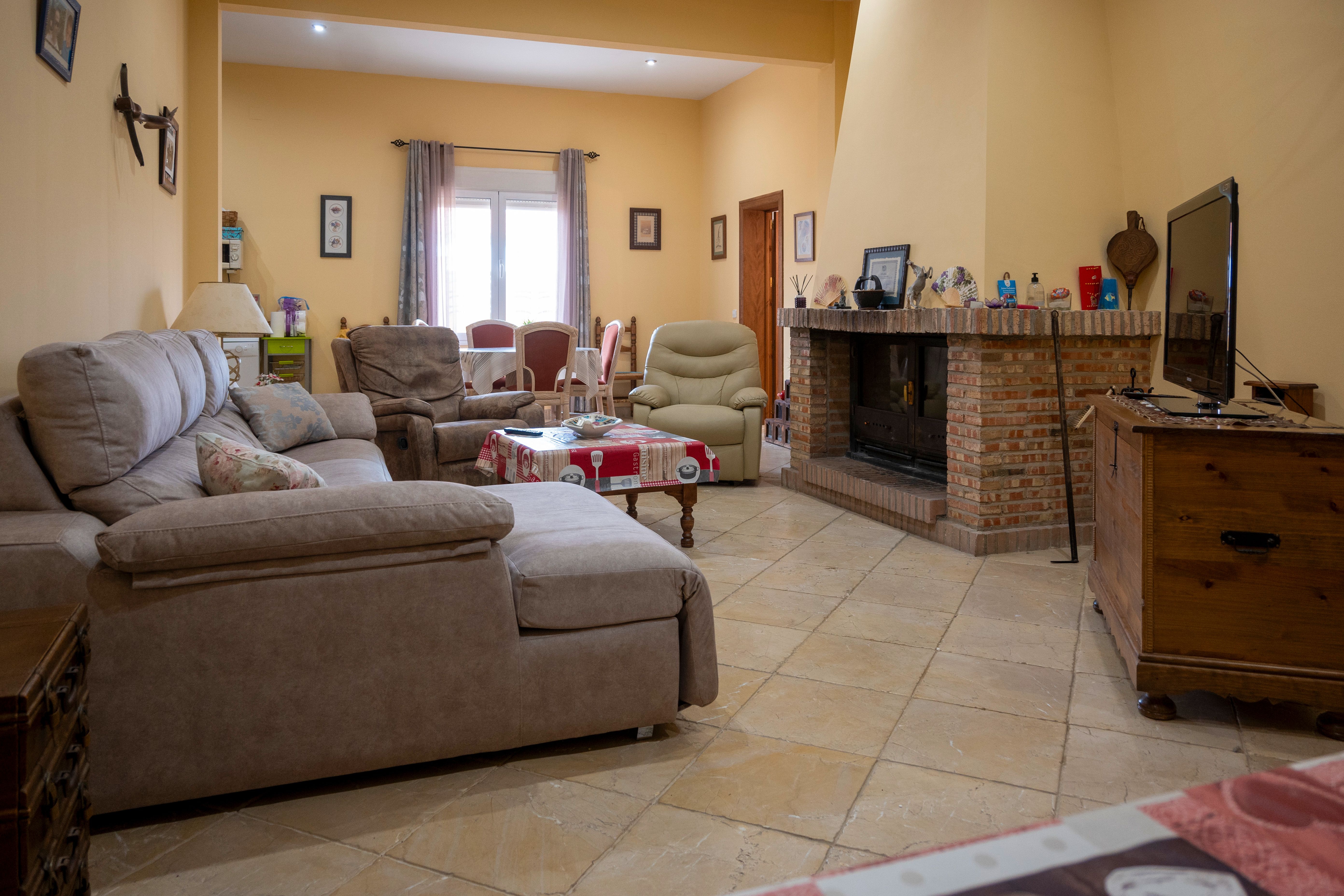 Living room of House or chalet for sale in Ruidera  with Air Conditioner, Heating and Private garden