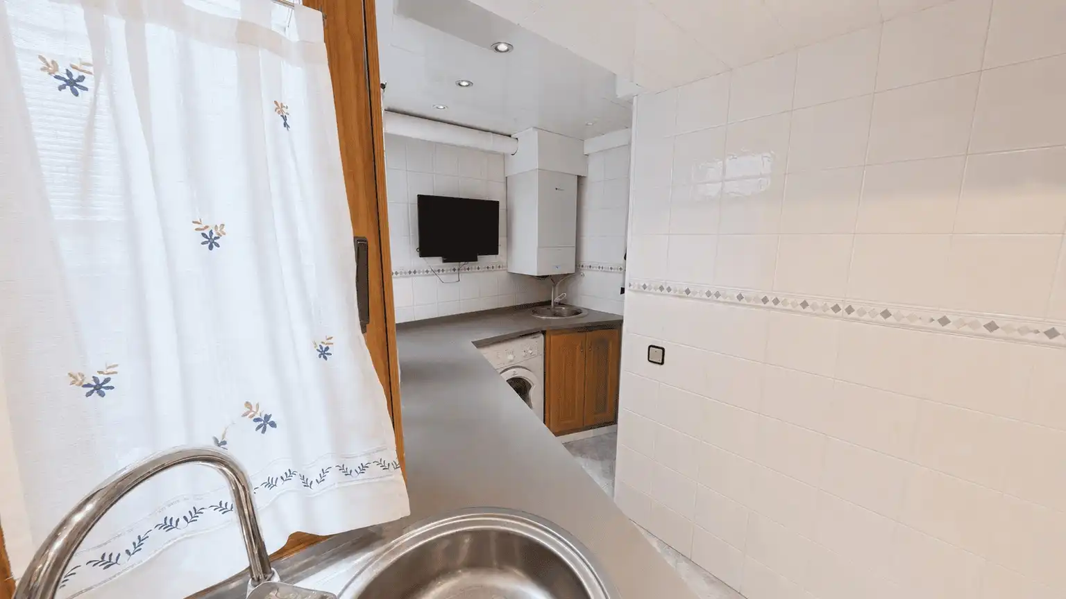 Kitchen of Flat for sale in Llinars del Vallès  with Air Conditioner, Heating and Parquet flooring