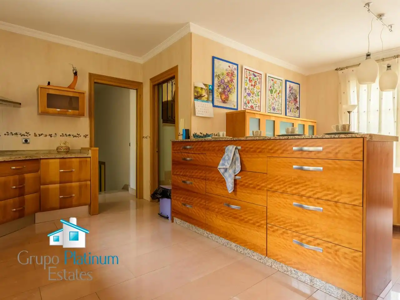 Cocina de Casa o chalet en venta en Olula del Río con Aire acondicionado, Calefacción y Jardín privado