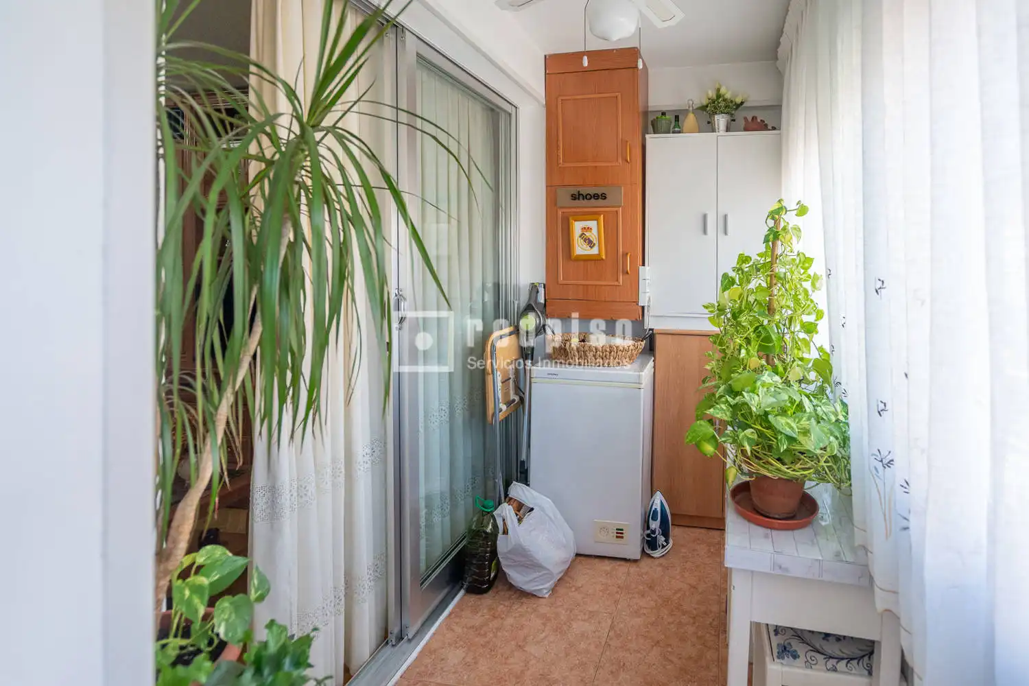 Terrasse von Wohnung zum Verkauf in Móstoles mit Klimaanlage, Heizung und Privatgarten