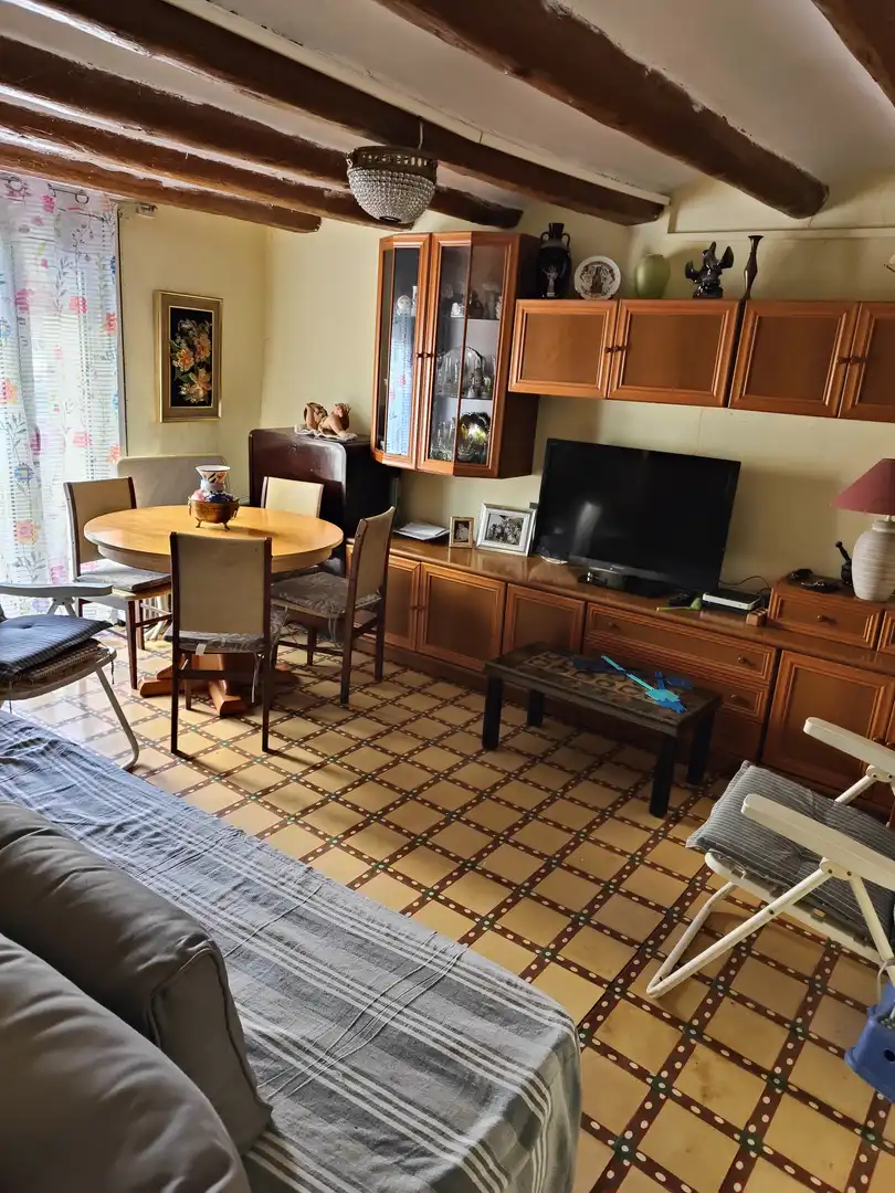Menjador de Casa adosada en venda en Castelló de Farfanya amb Calefacció i Terrassa