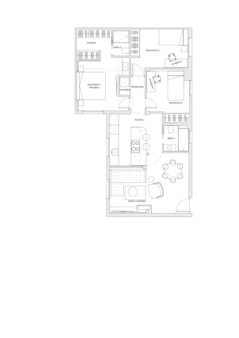 Apartamento con ascensor en venta en Luchana, imagen 43