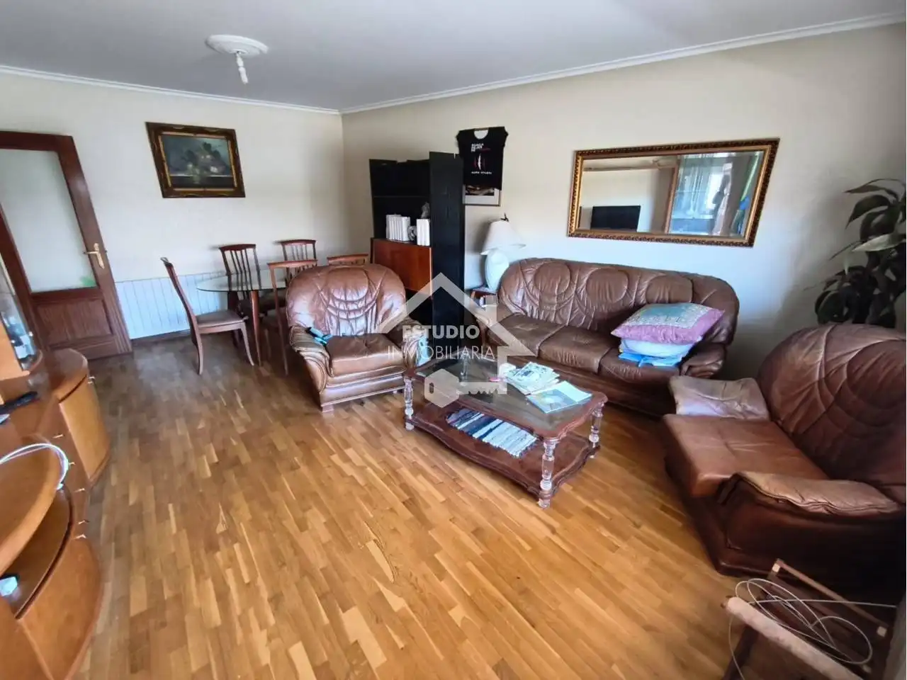 Sala de estar de Piso en venta en Mendavia con Aire acondicionado, Calefacción y Parquet