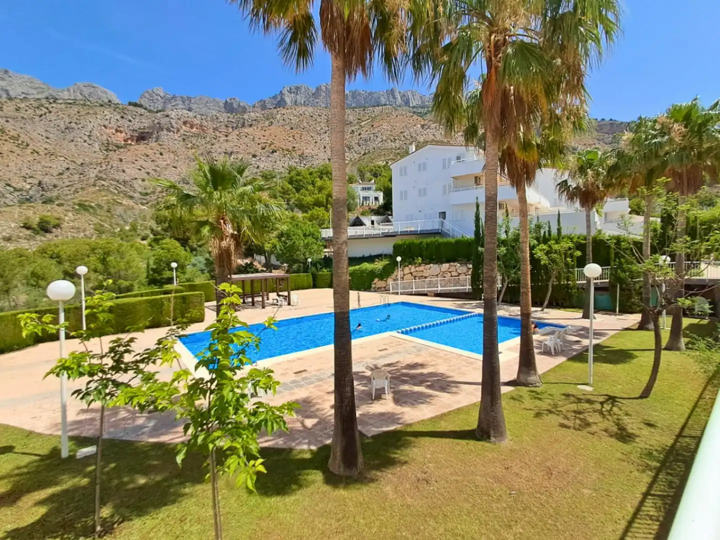 Casa rústica con piscina en alquiler en Altea la Vella