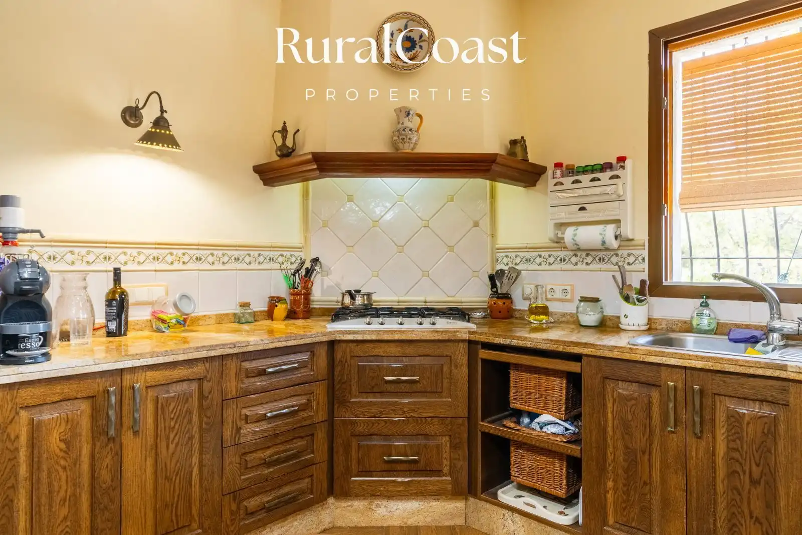 Cocina de Casa o chalet en venta en Tibi con Aire acondicionado, Calefacción y Jardín privado