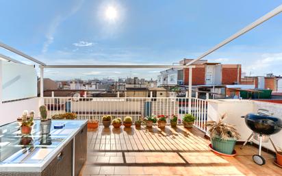 Terrace of Attic for sale in Vilanova i la Geltrú  with Air Conditioner, Parquet flooring and Terrace