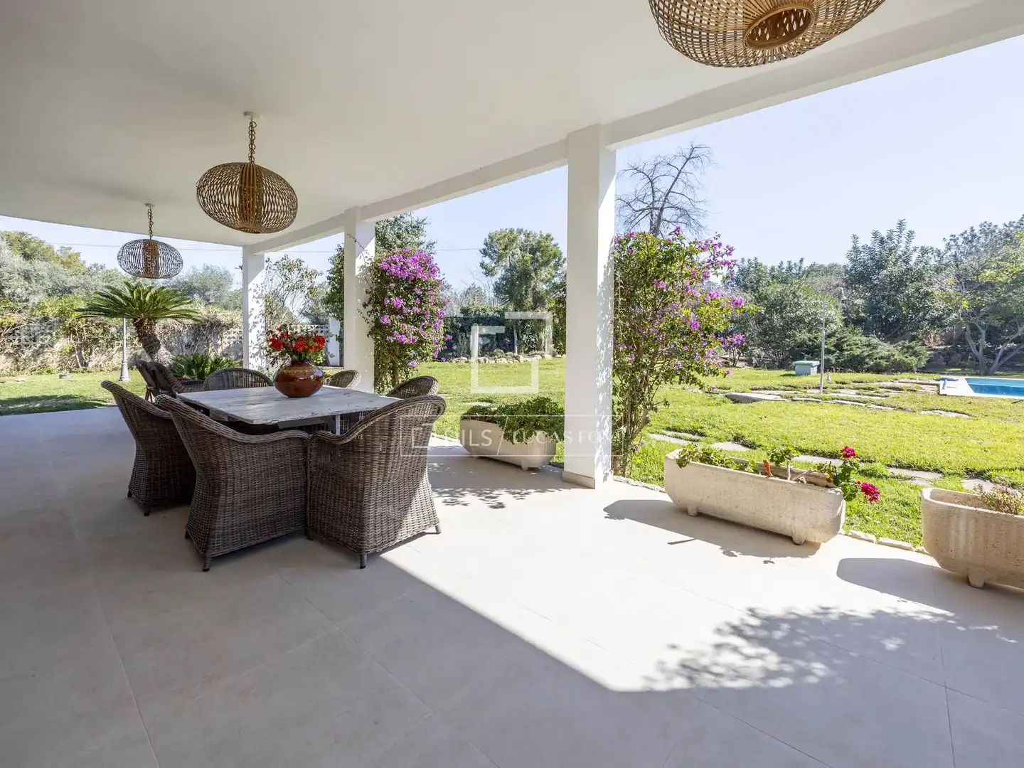 Terraza de Casa o chalet en venta en Godella con Aire acondicionado, Jardín privado y Terraza