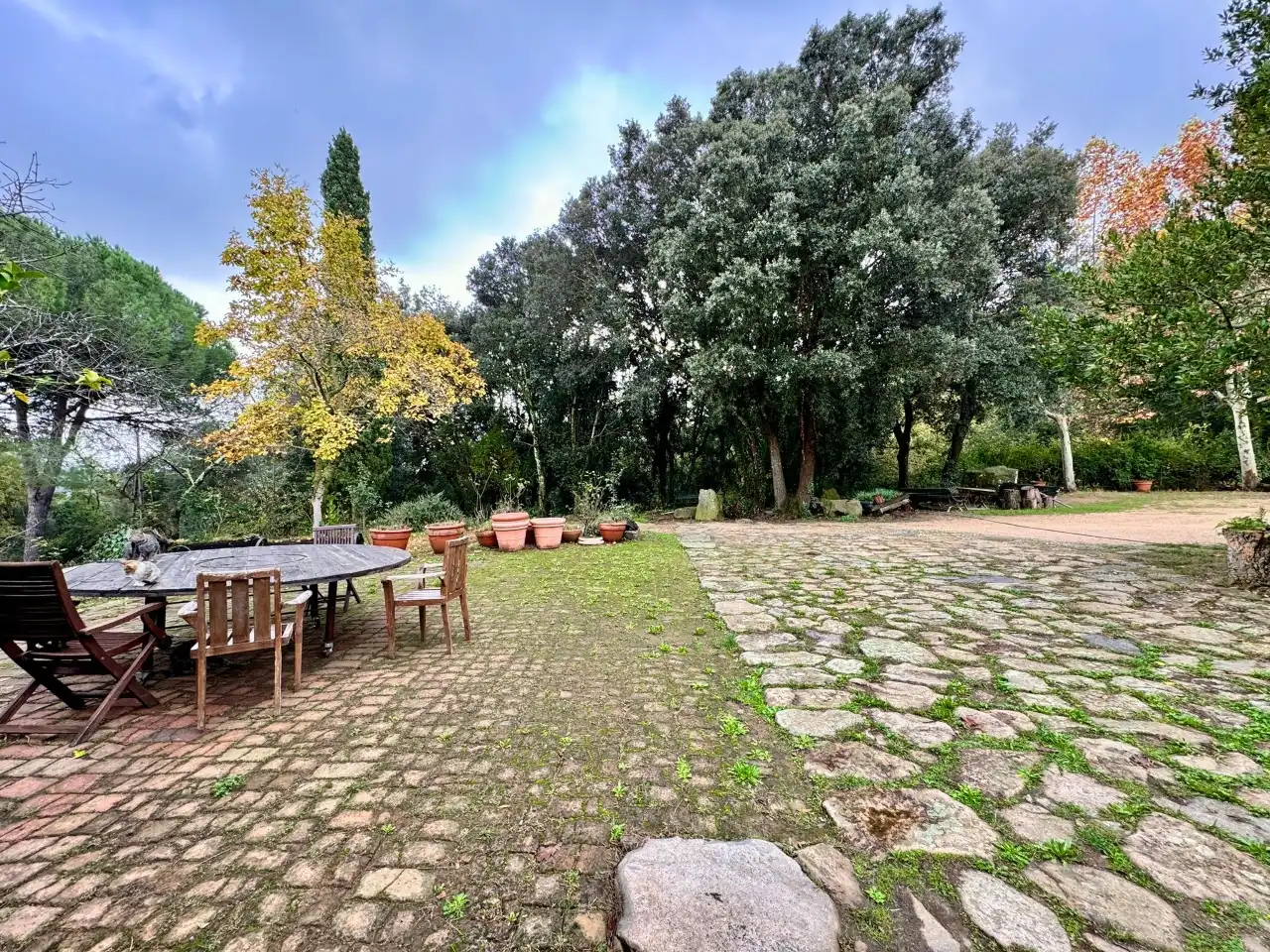 Garden of Country homes for sale in Anglès  with Private garden, Terrace and Swimming Pool