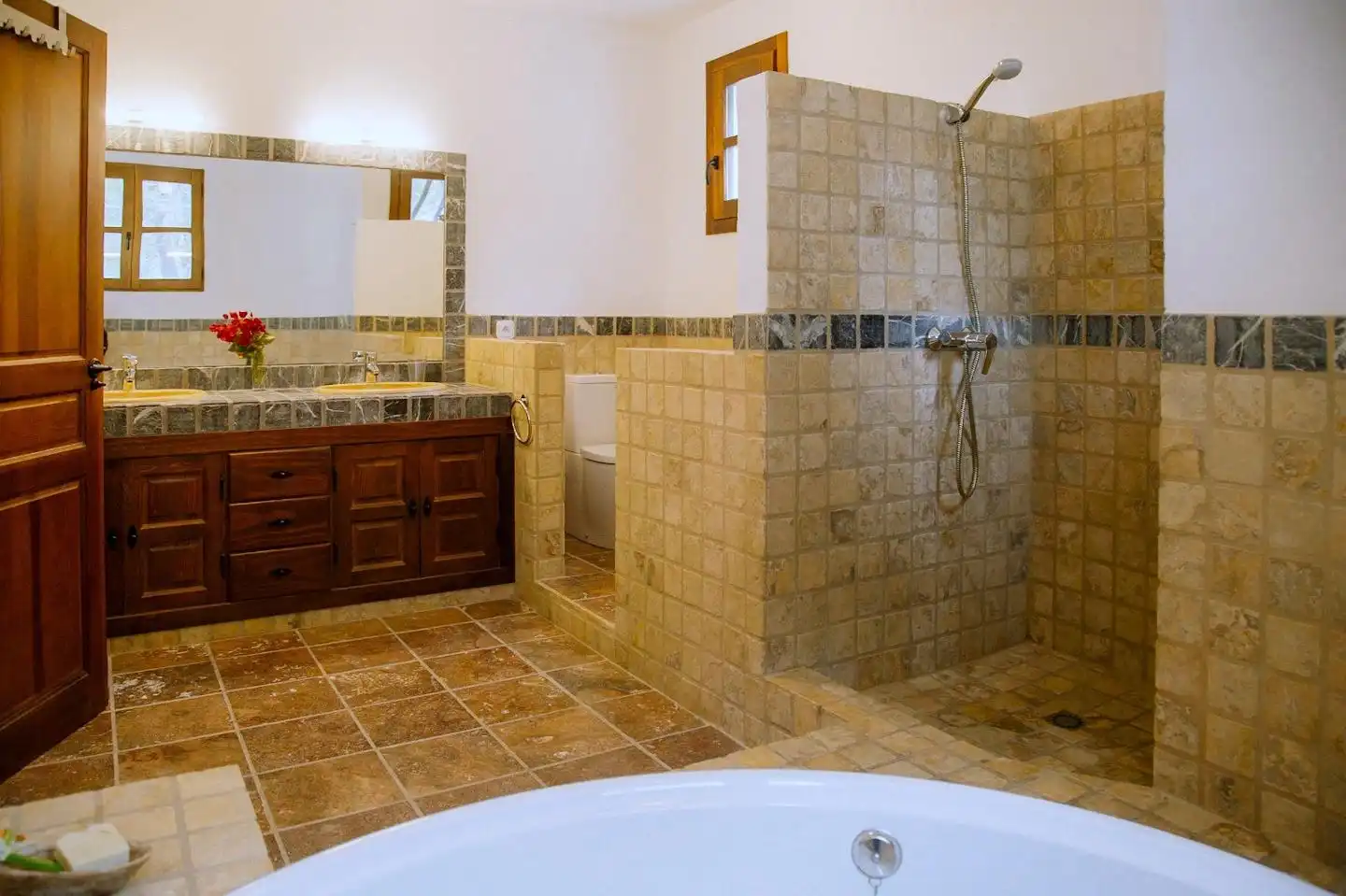 Baño de Casa o chalet en venta en Sant Josep de sa Talaia con Jardín privado, Terraza y Piscina