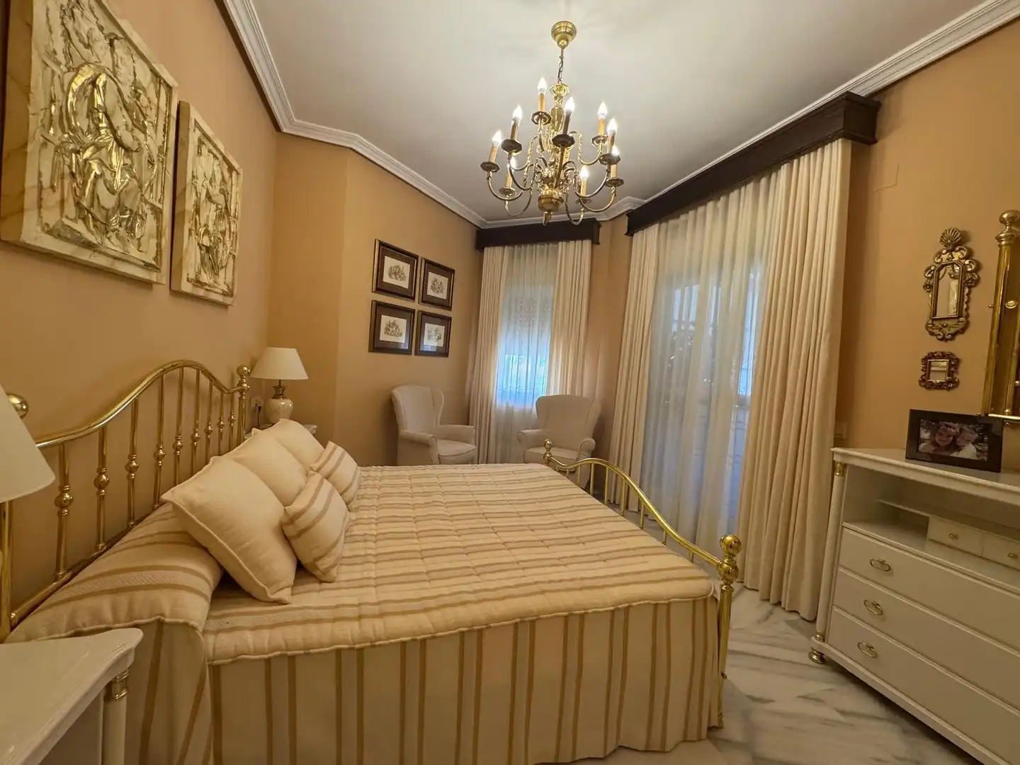 Bedroom of Flat for sale in Jerez de la Frontera  with Air Conditioner, Private garden and Terrace