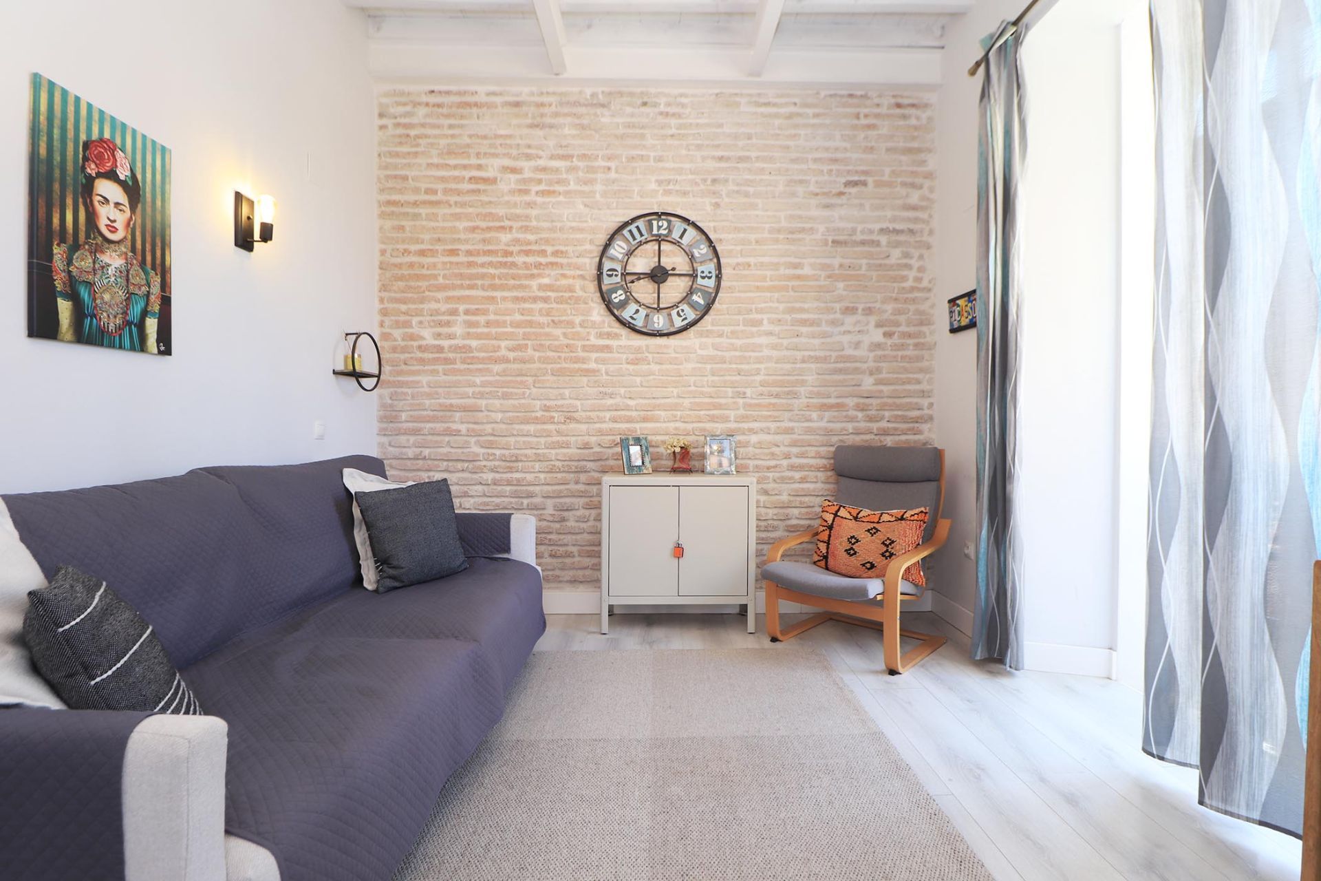 Living room of Flat for sale in Málaga Capital  with Air Conditioner and Furnished
