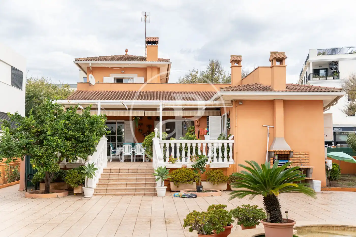 Exterior view of Houses for sale in  Palma de Mallorca  with Air Conditioner, Heating and Private garden