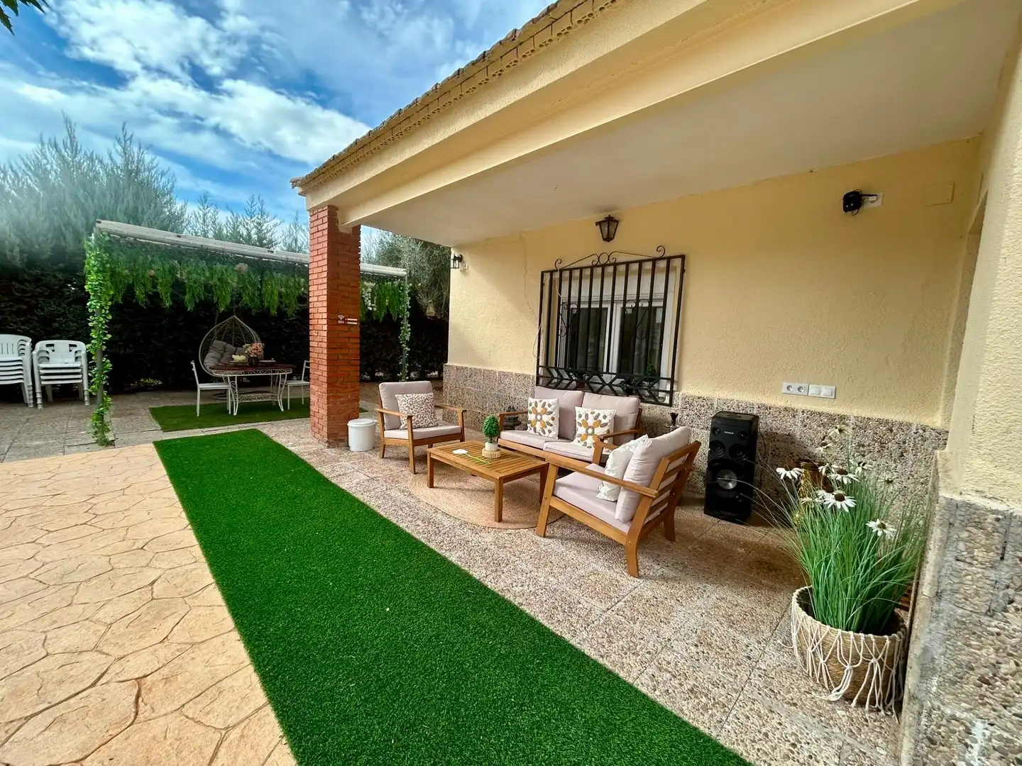 Terrassa de Casa o xalet en venda en Talavera de la Reina amb Aire condicionat, Calefacció i Jardí privat