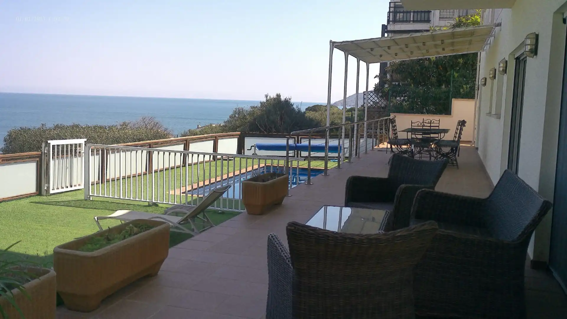 Terraza de Casa o chalet en venta en Llançà con Aire acondicionado, Calefacción y Jardín privado