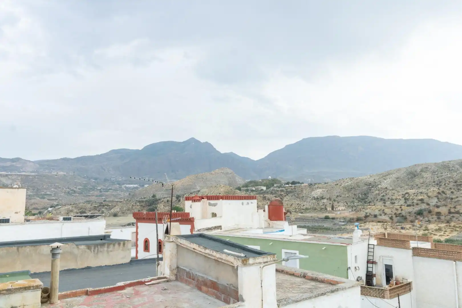 Exterior view of Houses for sale in Alhabia  with Terrace, Storage room and Furnished