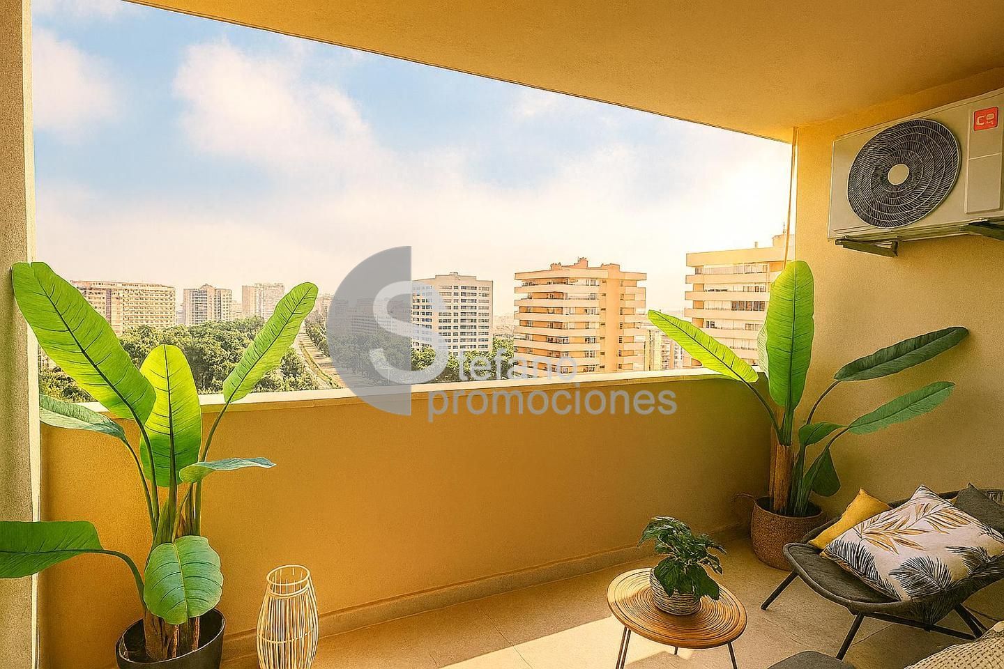 Balcony of Flat for sale in Málaga Capital  with Air Conditioner and Terrace