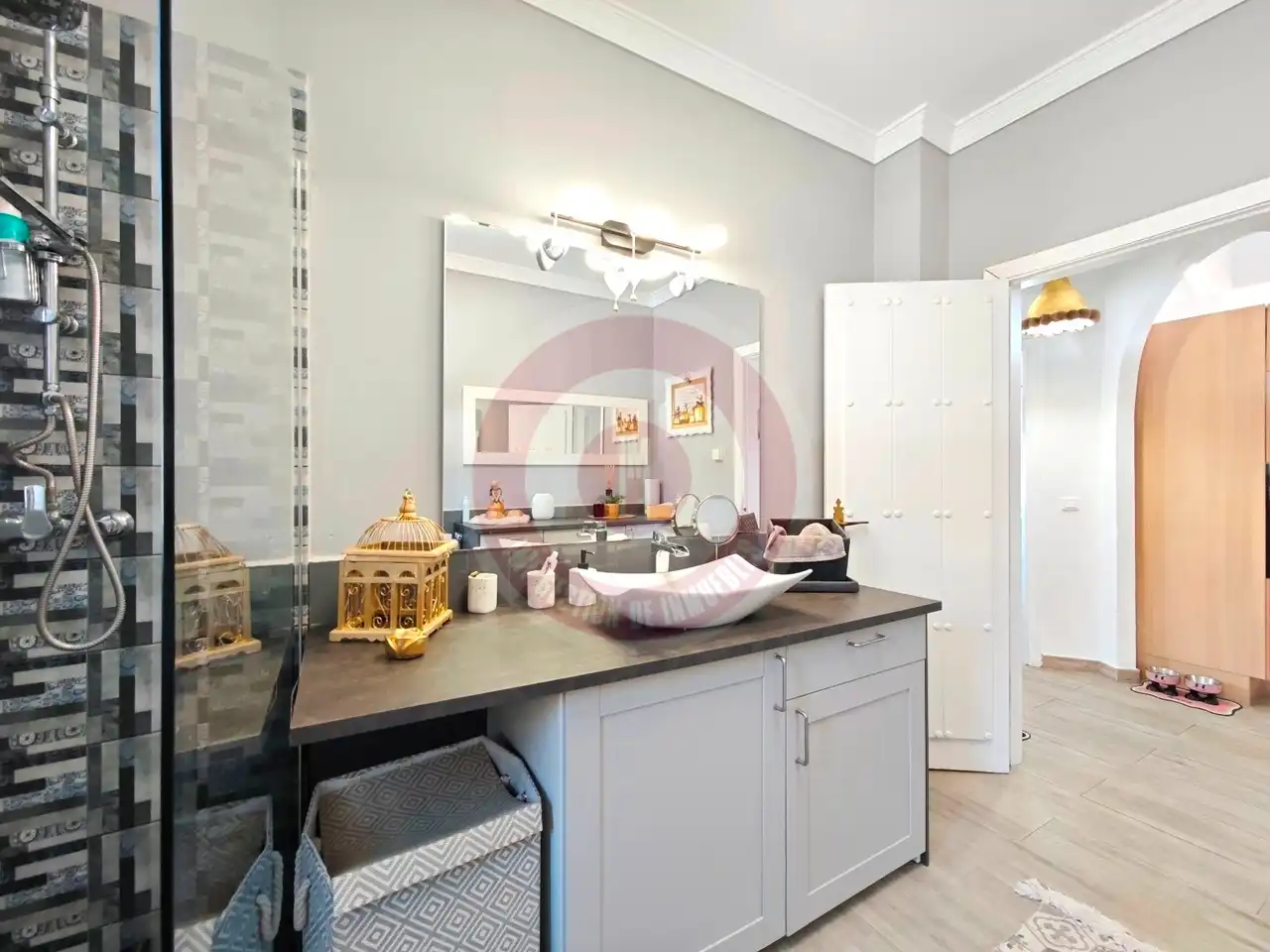 Baño de Casa o chalet en venta en Arenas con Aire acondicionado, Jardín privado y Terraza