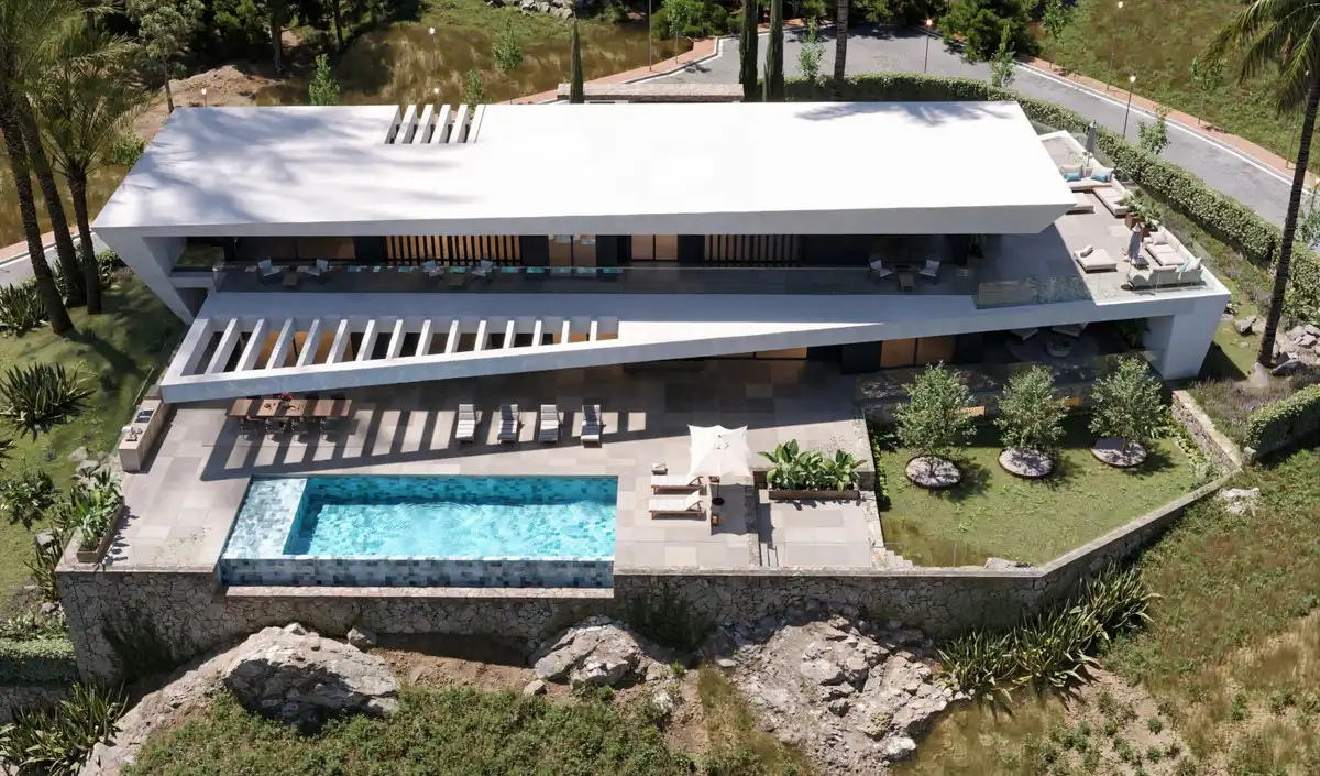 Chalet con piscina en venta en Casares Golf - Casares del Sol
