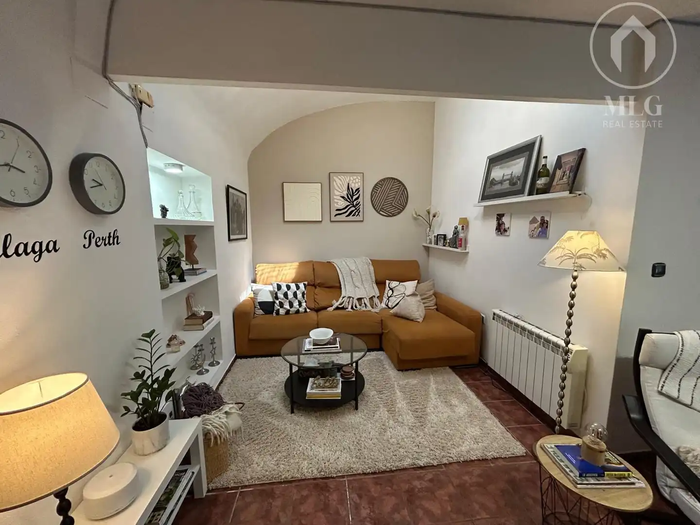 Sala de estar de Casa o chalet en venta en Málaga con Aire acondicionado, Terraza y Trastero