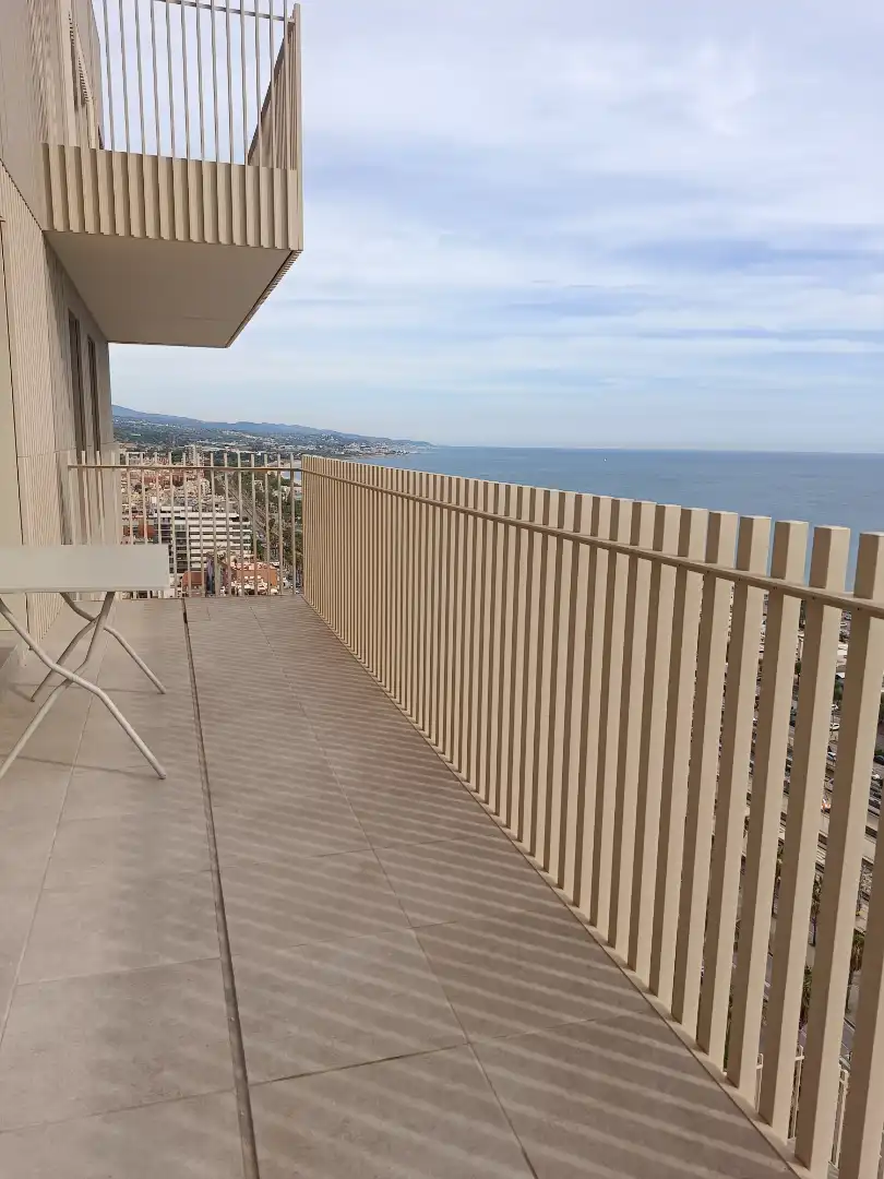 Terrasse von Wohnung zur Miete in Mataró mit Klimaanlage, Heizung und Parkett
