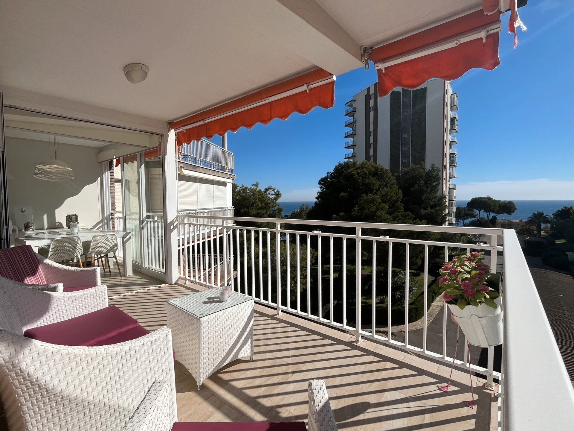 Terrasse von Wohnung zum Verkauf in Orihuela mit Privatgarten, Terrasse und Möbliert