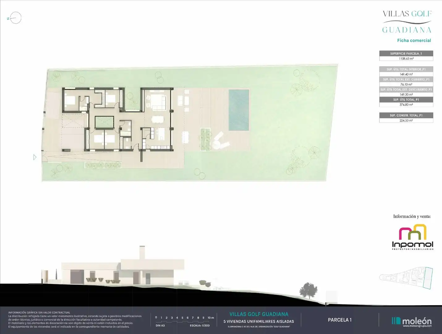 Chalet con piscina en venta en Golf Guadiana, imagen 2