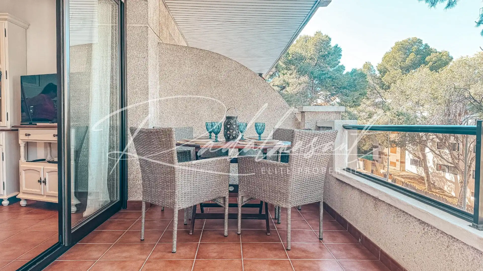 Terrace of Flat for sale in Salou  with Private garden, Terrace and Furnished